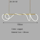 Nordic Led Long Hose Chandelier Table Dining Kitchen Lighting Ljojo
