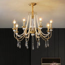 French Luxury K9 Crystal Chandelier Foyer Pendant Light by Ljojo - American Style Home Decor