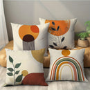 Ljojo Minimalist Geometric Round Printed Pillowcase - Bohemian Home Decor