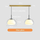 Nordic Designer Glass Chandelier Living Room Luxury Pendant Light by Ljojo