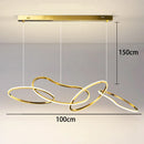 Ljojo Light Luxury Chandelier for Villa High Ceiling Living Room