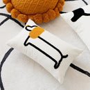 Embroidered Dog Pillowcase by Ljojo: Modern & Cute Sofa Decor