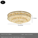 Large Crystal Ceiling Chandelier Classic Luxury Led Lampara Gold Round Ceiling Lights Home Decor Lustre Home Appliance by Ljojo