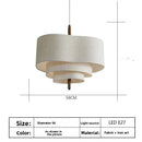Ljojo Minimalist E27 Restaurant LED Ceiling Pendant Light Hanging Luminaire Home Decor Lamp