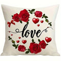 Ljojo Love Tree Balloon Rose Pillowcase - Home Sofa Cushion Cover