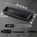 Ljojo Melamine Dinner Plate: Thick & Non-Slip Hot Pot Tray for Kitchen Storage