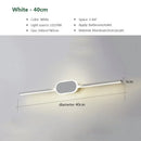 Ljojo LED Wall Lamps: White Black Mirror Headlights Sconce for Indoor Lighting
