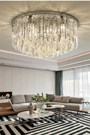Ljojo Luxury Crystal Ceiling Lights - Gold/Chrome Metal Mounted Lighting
