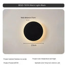Ljojo LED Touch Sensor Wall Lamp - Modern Minimalist Style for Bedroom, Staircase, Porch