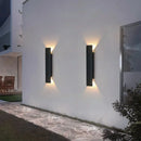 Ljojo 18W LED Waterproof Black Wall Lamp for Bedroom and Outdoor Lighting
