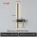 Ljojo LED Swing Spotlight Wall Lamp Adjustable for Bedside Reading or Living Room Sconce