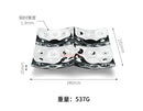Ljojo Luxury Snack Plate for Fruit, Candy, Nuts & Dried Fruits