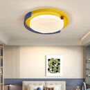 Ljojo Modern Kids LED Ceiling Light Colorful Hanging Lamp Fixture for Bedroom Children's Room