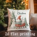 Christmas Animal Holiday Pillows Pattern Cushion Cover for Sofa Bedroom Car - Ljojo