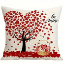 Ljojo Love Tree Balloon Rose Pillowcase - Home Sofa Cushion Cover