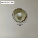 Modern Minimalist Round Jade Stone LED Wall Pendant Light Hanging Lamp by Ljojo