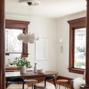 Modern Minimalist Glass Ball LED Pendant Light Chandelier for Living Room by Ljojo