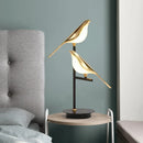Scandinavian Designer LED Floor Lamp with Bird Illumination Table Desk Light for Bedroom Living Room by Ljojo