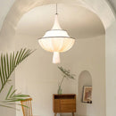 Japanese Wabi Sabi Cloth Chandelier Indoor Pendant Light by Ljojo