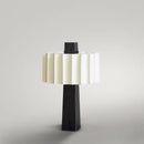 Ljojo Minimalist Scandinavian Bedroom Table Lamp Black Vertical Design