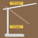 LED Desk Lamp Dimmable Touch Desk Lighting Foldable by Ljojo - For Bedroom Table Reading