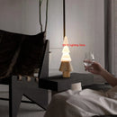 Christmas Tree Night Light Premium Solid Wood Desk Lamp USB Charging - Ljojo
