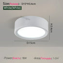 Ljojo LED Downlight Ceiling Lamp 5W-18W Modern Surface Mounted Spotlight for Bedroom Living Room