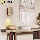 Yellow Travertine Wall Lamp Japanese Style for Bedroom Corridor Aisle - Ljojo