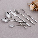 Ljojo 21-Piece Stainless Steel Cutlery Set - Mirror Finish Elegant Tableware