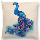 Cute Cat Moon Night Wonderland Witch Halloween Dance Pillow Cover by Ljojo