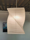 Wabi Sabi Style Square Rice Paper Led Pendant Lights Chandelier by Ljojo