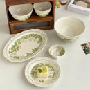 Ceramic Dessert Plates Set by Ljojo: Stylish Tableware for Afternoon Tea and Desserts