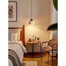 Japanese Modern Wabi Sabi Yellow Cave Stone Chandelier for Bedroom by Ljojo