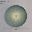 Ljojo Mini Metal Plate Wall Light for Nordic Living Room Decor