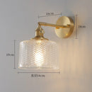 Green Glass Modern Wall Lamp Sconce with LED Light - Ljojo