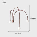 Ljojo Nordic Designer Led Wall Lamp Modern Living Room Bedroom Glass Light Indoor Minimalist Fixture