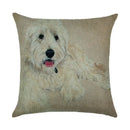 Ljojo Linen Pillowcase: Cartoon Digital Print Pattern for Office, Car, Home Sofa