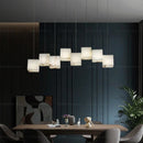 Ljojo Marble Chandelier: Modern Chinese Tearoom All Copper Light Luxury Bar Lighting