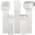 Ljojo 30-Piece Stainless Steel Matte Gold Cutlery Set & Tableware Kit