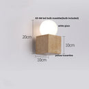 Ljojo LED Wall Sconce Stone Clock Light for Home Decor