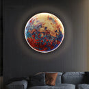 LED Moon Wall Lamp by Ljojo: Luxe Living Room Bedroom Balcony Art Light
