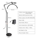 Ljojo 20W LED Half Moon Ring Floor Lamp for Beauty & Skincare