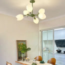 Modern Nordic Cream Chandelier Pendant Light for Living Room Bedroom by Ljojo