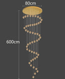 Ljojo LED Pendant Chandeliers: Modern Lighting for Living Room and Staircase