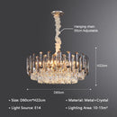 Modern Luxury Crystal LED Pendant Lights Chandelier Lighting for Villa Living Dining Room by Ljojo
