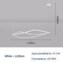 Ljojo LED Pendant Light Modern Chandelier for Nordic Dining Room Study Bar Black White Gold