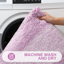 Ljojo Luxury Microfiber Bathroom Rug - Extra Soft, Thick & Non-Slip Plush Bath Mat
