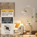 LED Fishing Floor Lamp Modern Stand Light Gold Black White Living Room Decoration