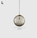 Nordic LED Pendant Lights Glass Stone Bubbles Chandeliers for Living Room by Ljojo