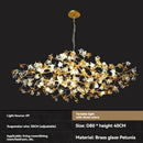 Ljojo Luxury Villa Designer Crystal Chandelier - Coppe Ceiling Crystal Branch Chandeliers